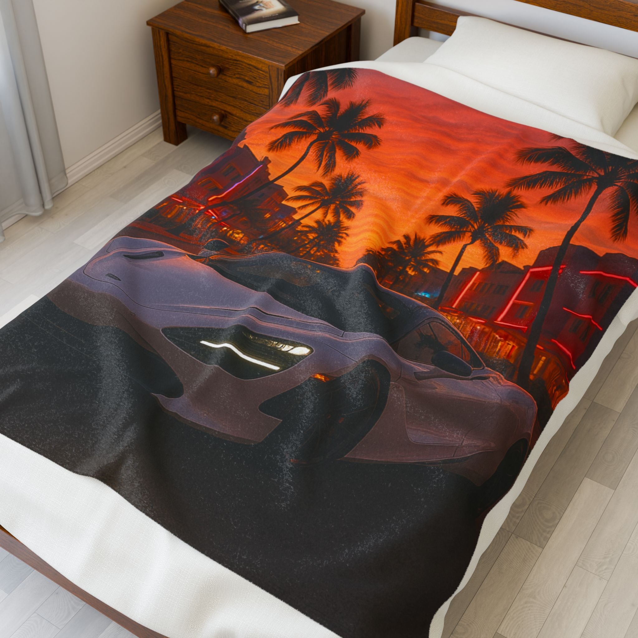 720S–Inspired Supercar Sherpa Fleece Blanket