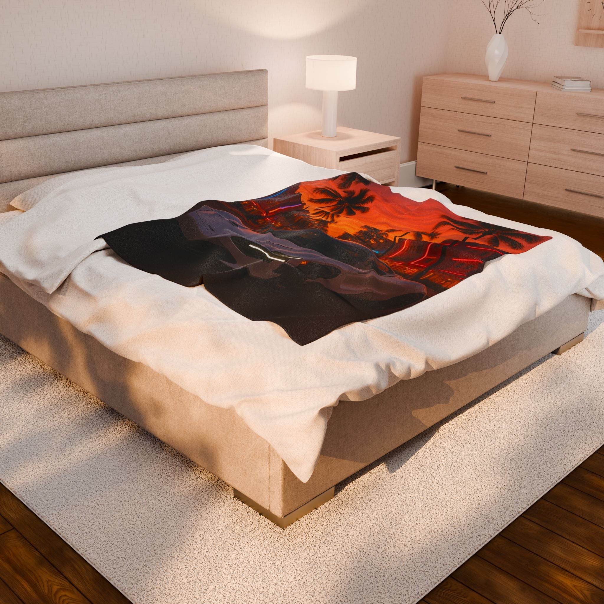 720S–Inspired Supercar Sherpa Fleece Blanket